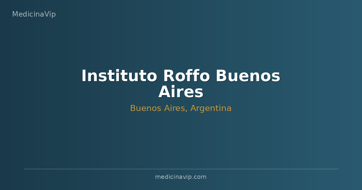 Instituto Roffo Buenos Aires
