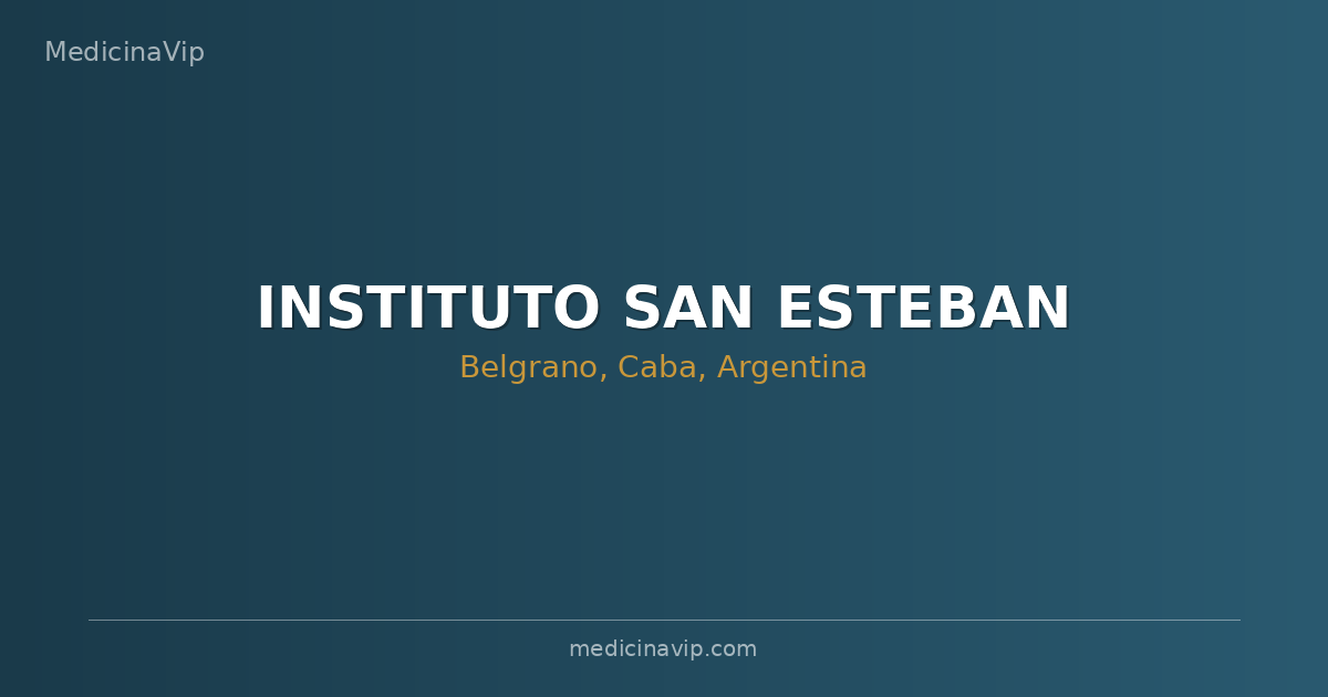 INSTITUTO SAN ESTEBAN