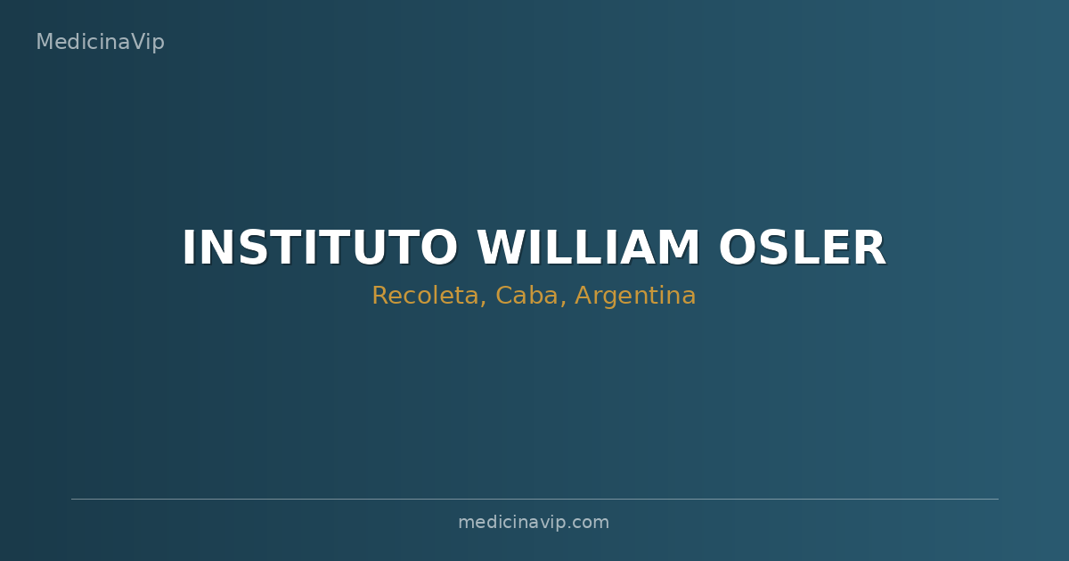 INSTITUTO WILLIAM OSLER