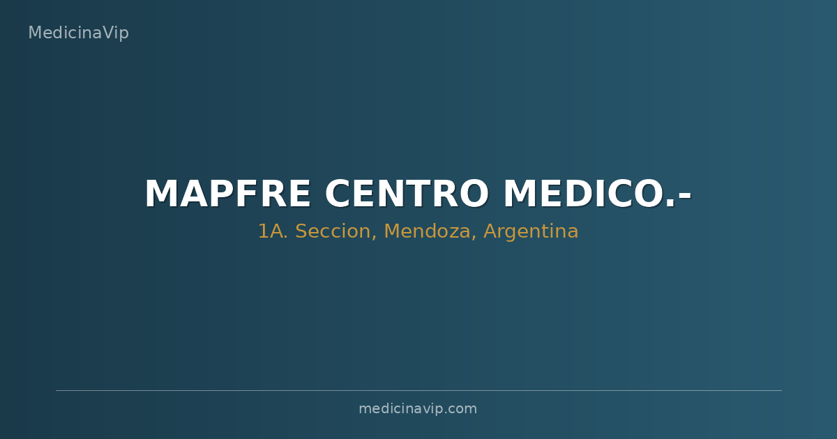 MAPFRE CENTRO MEDICO.-