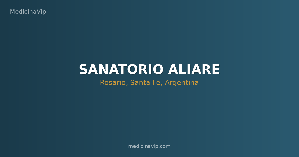 SANATORIO ALIARE