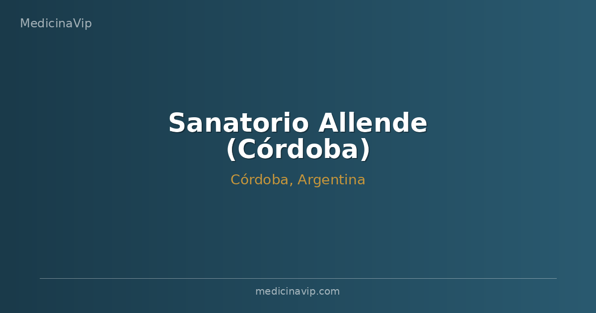 Sanatorio Allende (Córdoba)