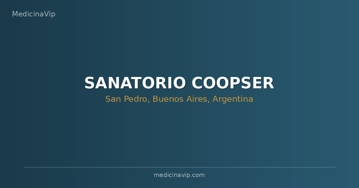 SANATORIO COOPSER