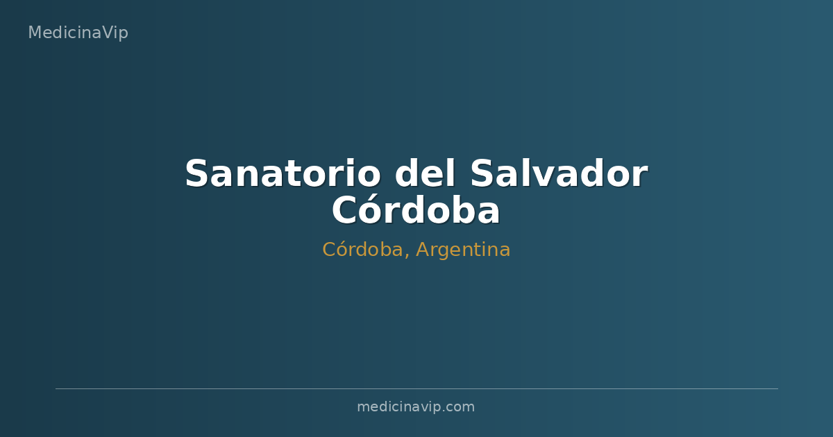 Sanatorio del Salvador Córdoba