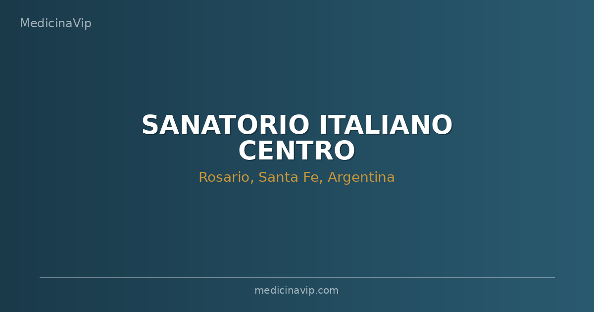 SANATORIO ITALIANO CENTRO