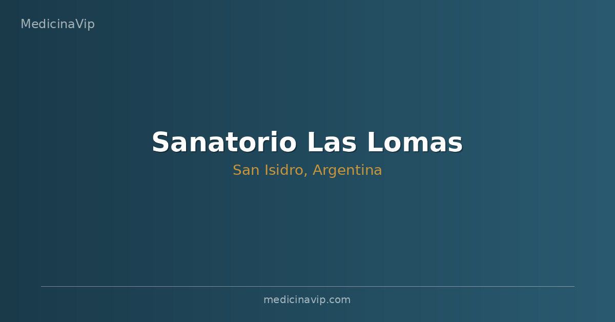 Sanatorio Las Lomas