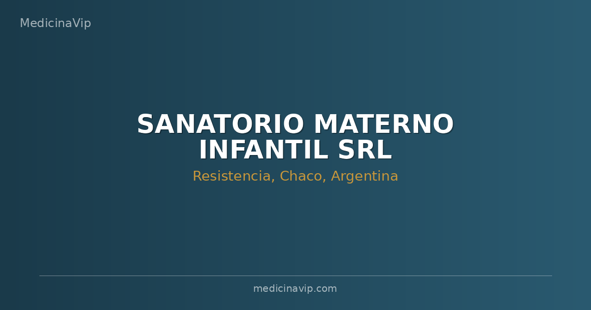 SANATORIO MATERNO INFANTIL SRL