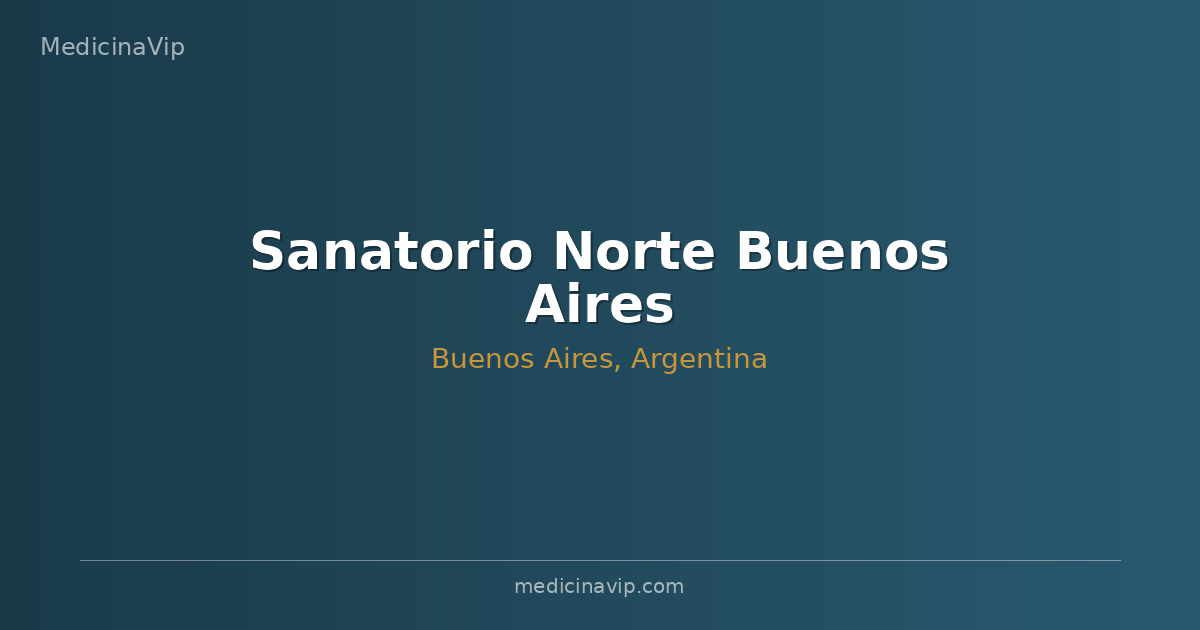 Sanatorio Norte Buenos Aires