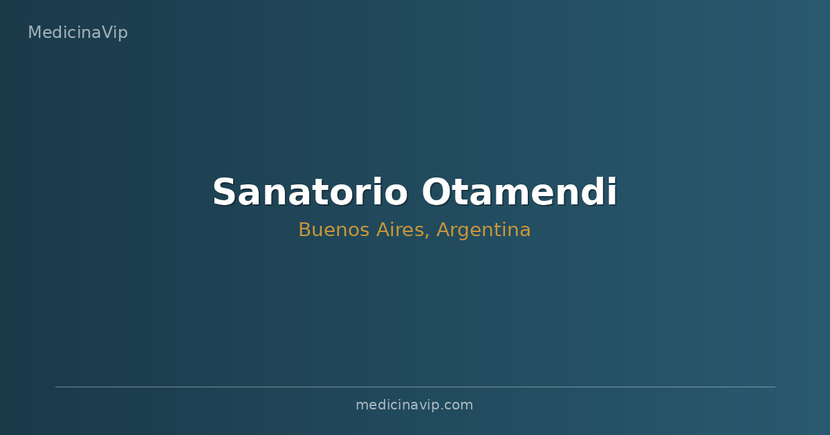 Sanatorio Otamendi