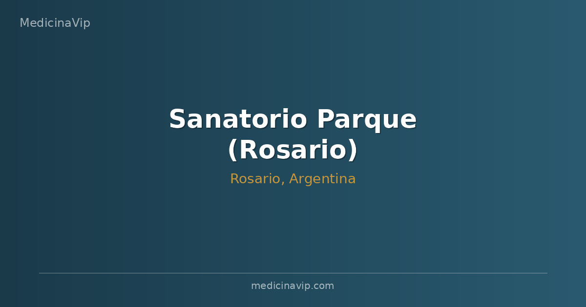 Sanatorio Parque (Rosario)