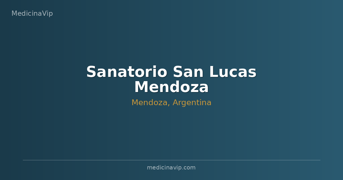 Sanatorio San Lucas Mendoza