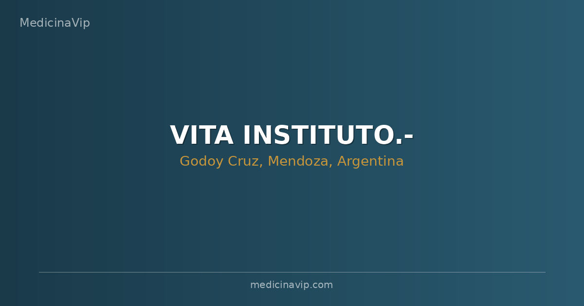 VITA INSTITUTO.-