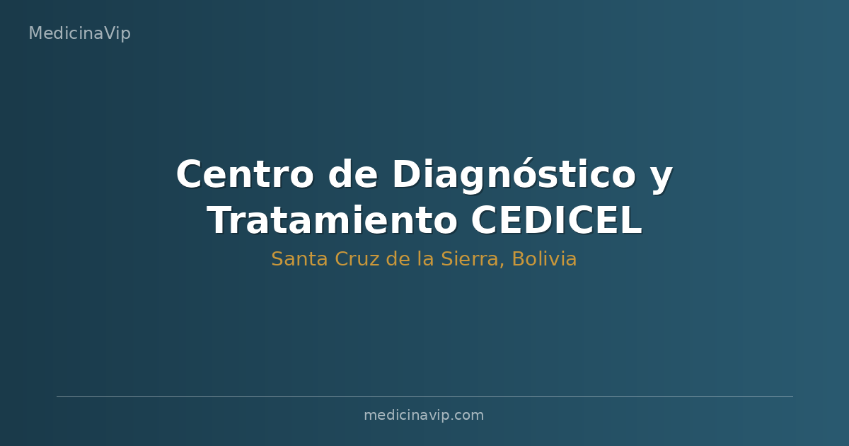 Centro de Diagnóstico y Tratamiento CEDICEL