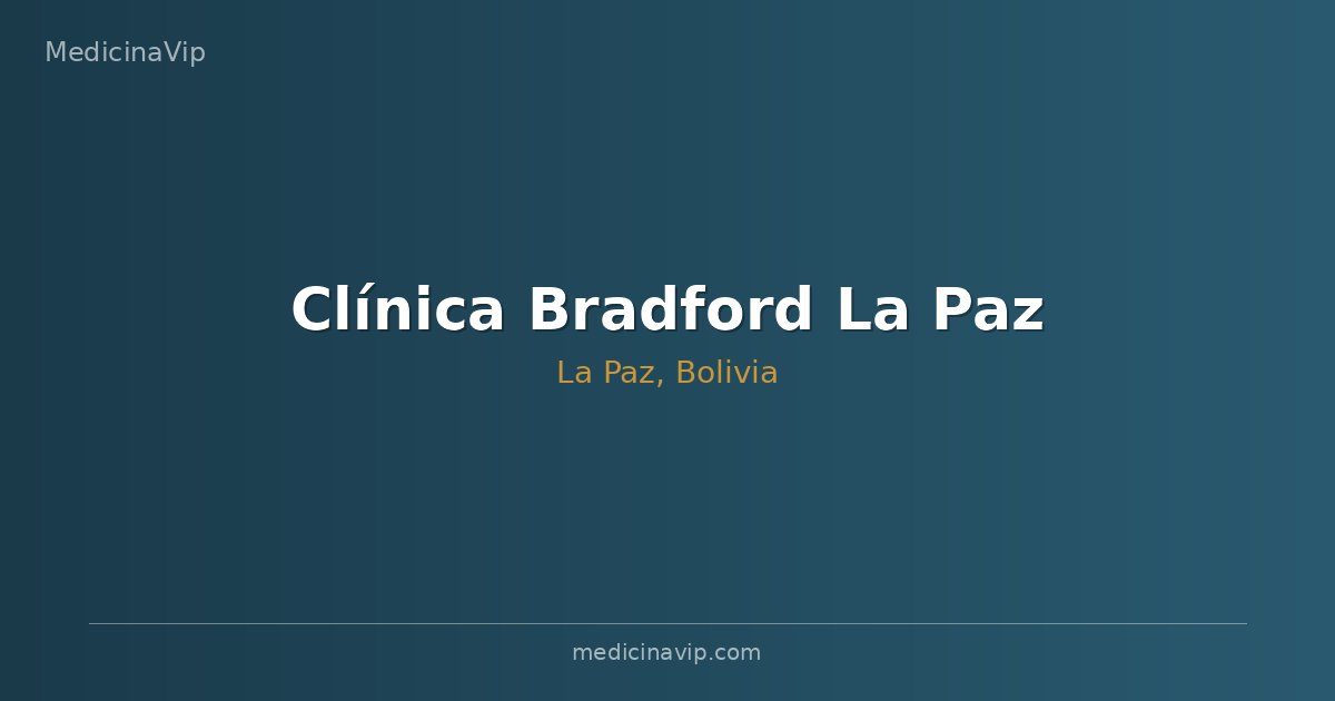 Clínica Bradford La Paz