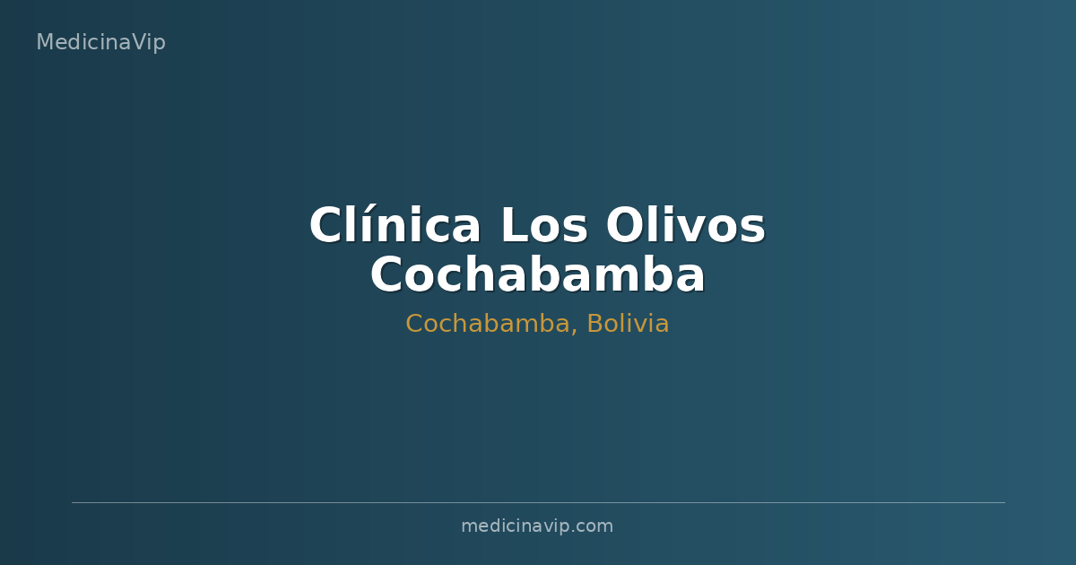 Clínica Los Olivos Cochabamba