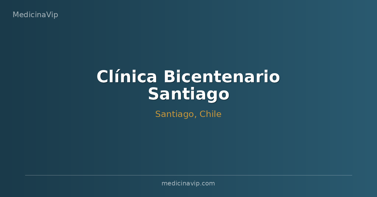 Clínica Bicentenario Santiago