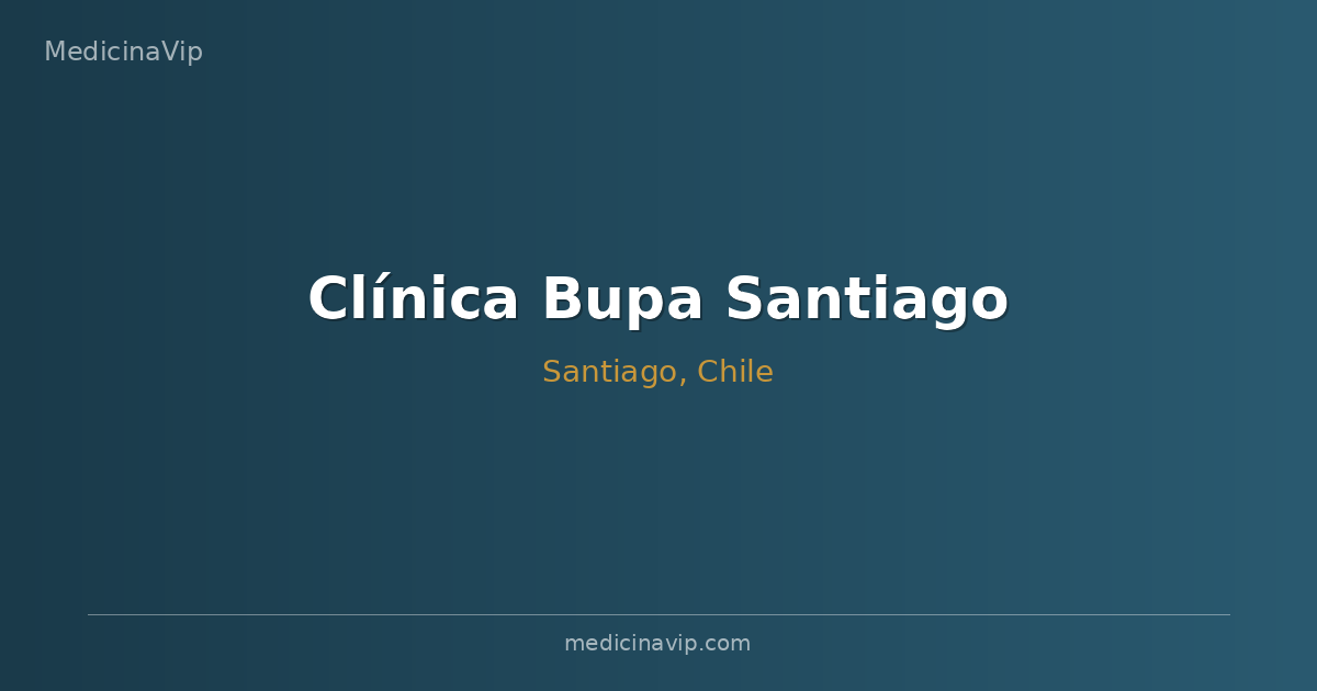 Clínica Bupa Santiago