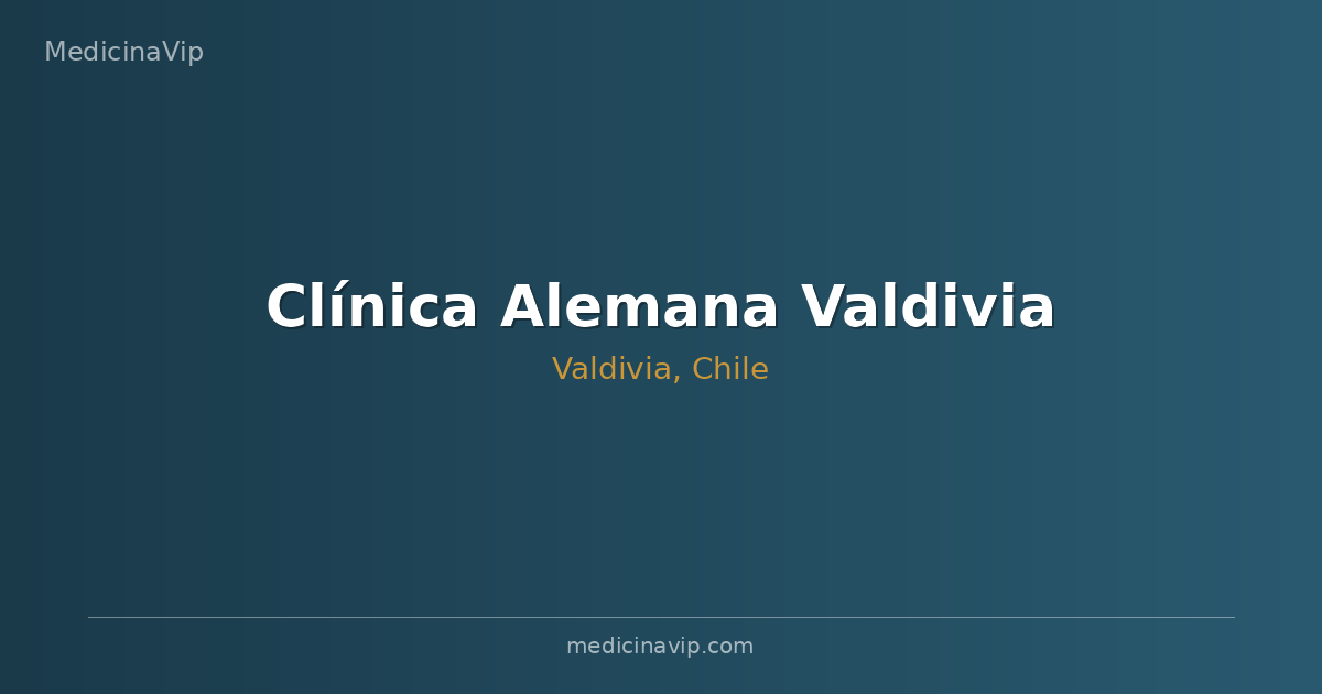 Clínica Alemana Valdivia