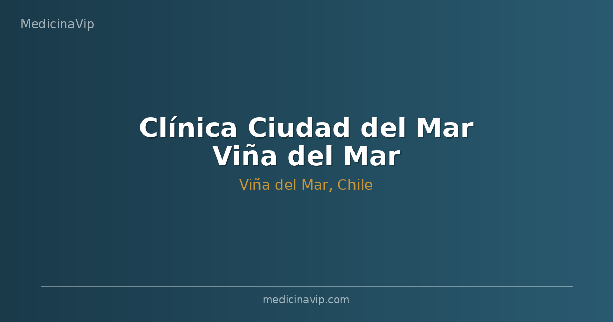 Clínica Ciudad del Mar Viña del Mar