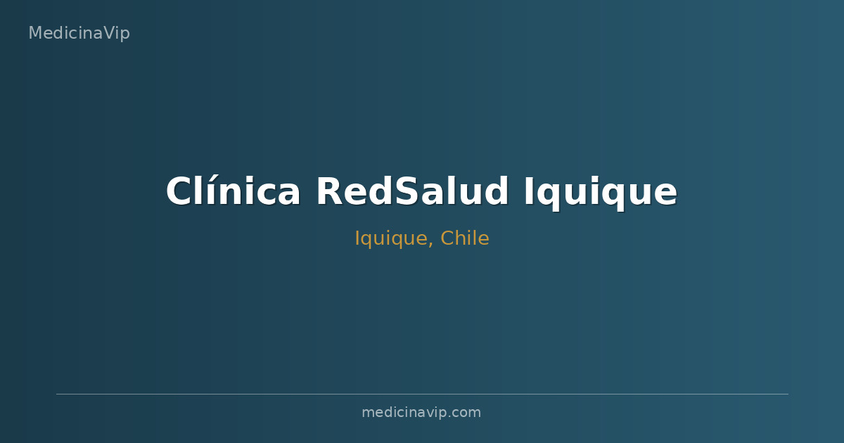 Clínica RedSalud Iquique