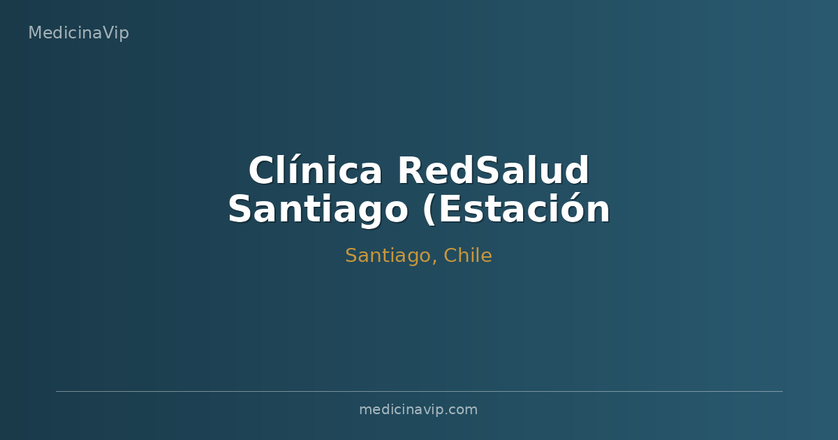 Clínica RedSalud Santiago (Estación Central)