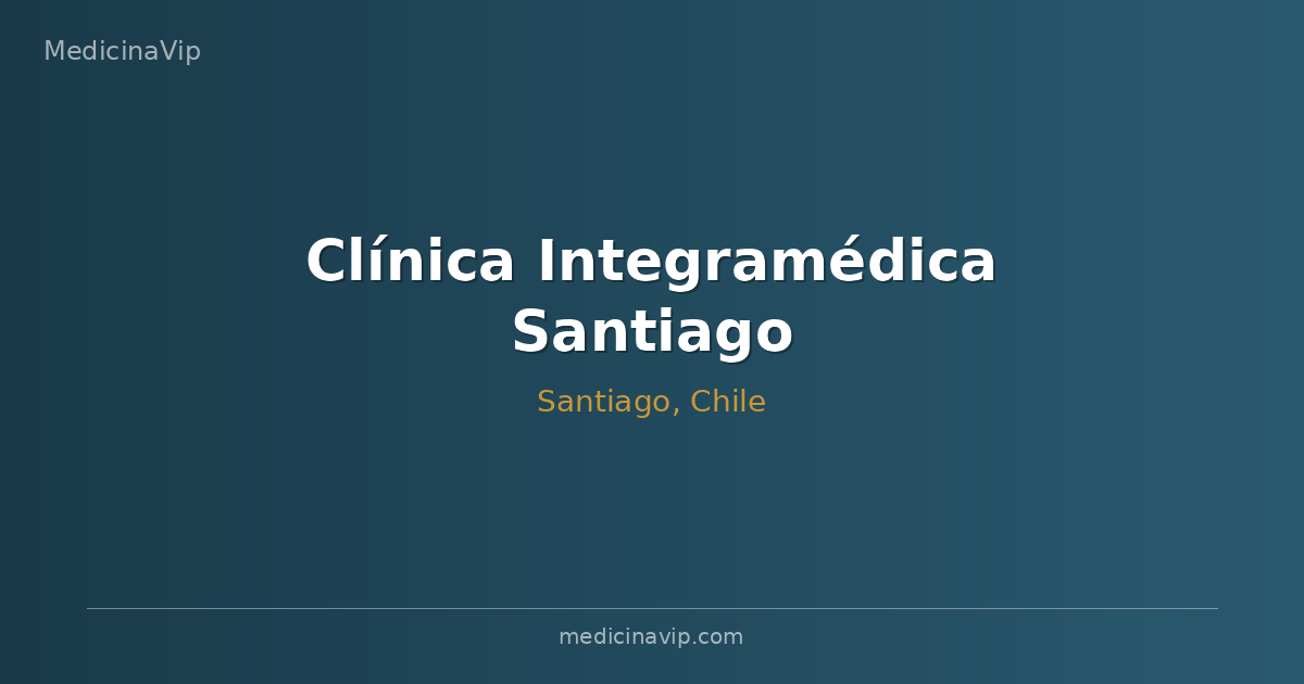 Clínica Integramédica Santiago