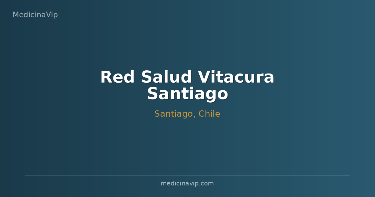 Red Salud Vitacura Santiago
