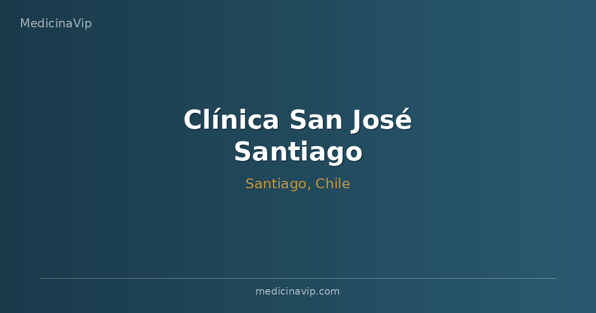 Clínica San José Santiago