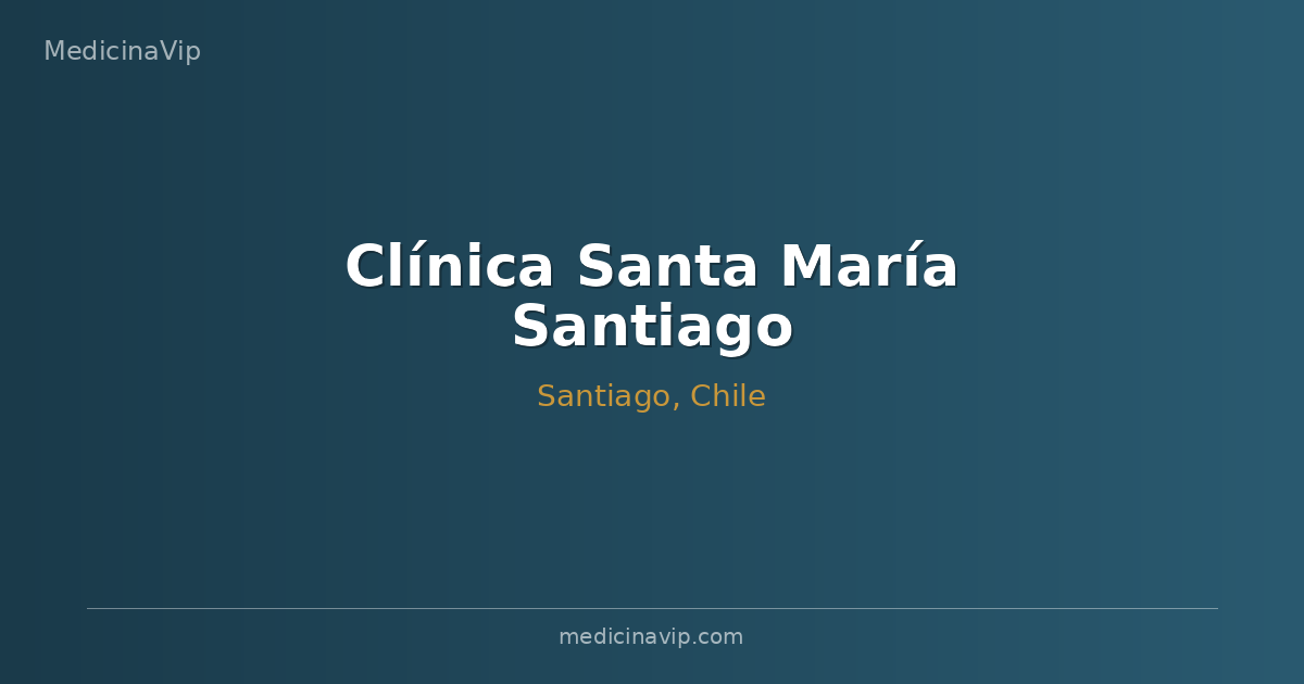 Clínica Santa María Santiago