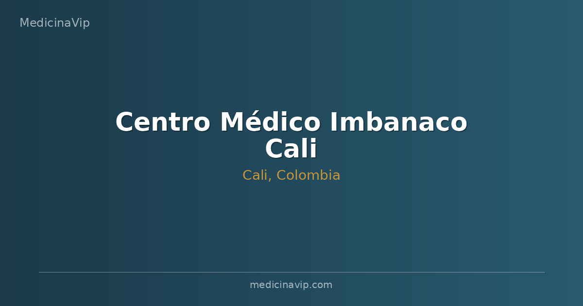 Centro Médico Imbanaco Cali