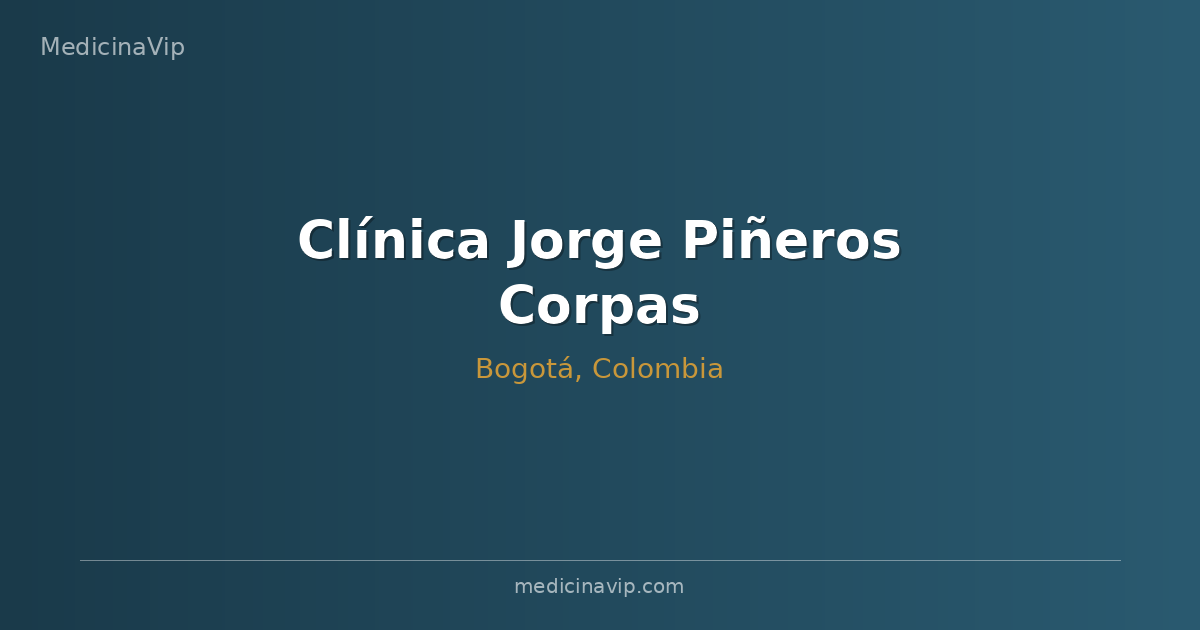 Clínica Jorge Piñeros Corpas