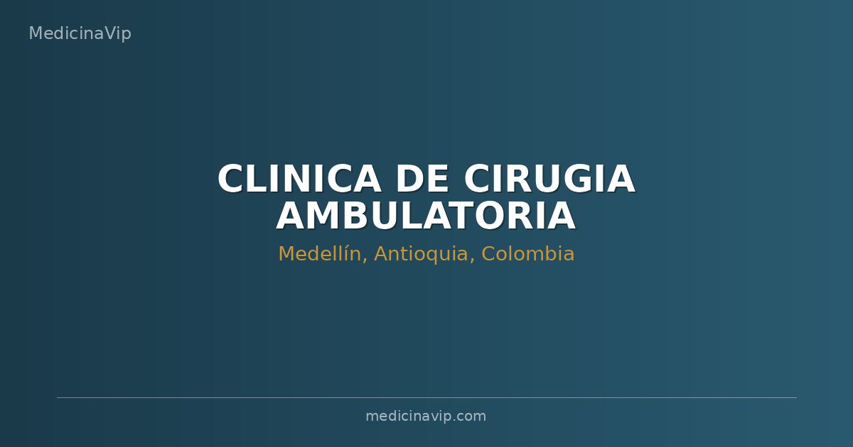 CLINICA DE CIRUGIA AMBULATORIA CONQUISTADORES S.A.