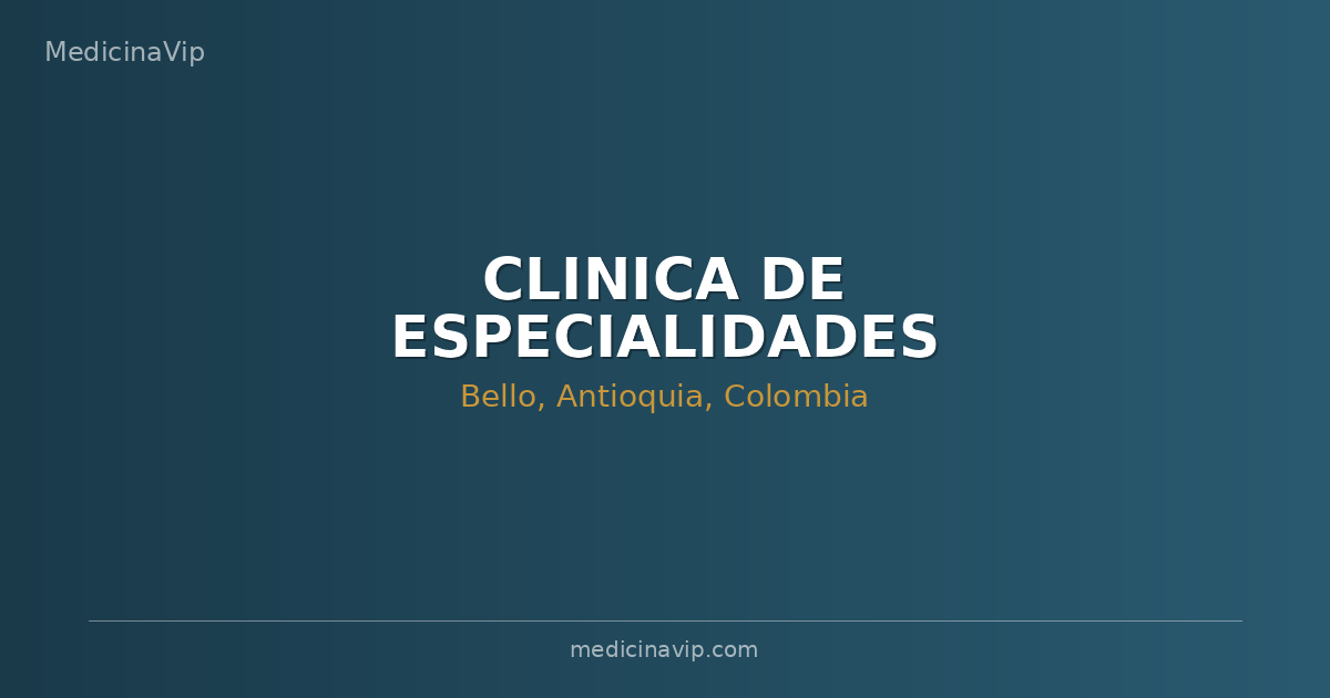 CLINICA DE ESPECIALIDADES OFTALMOLOGICAS S.A.S