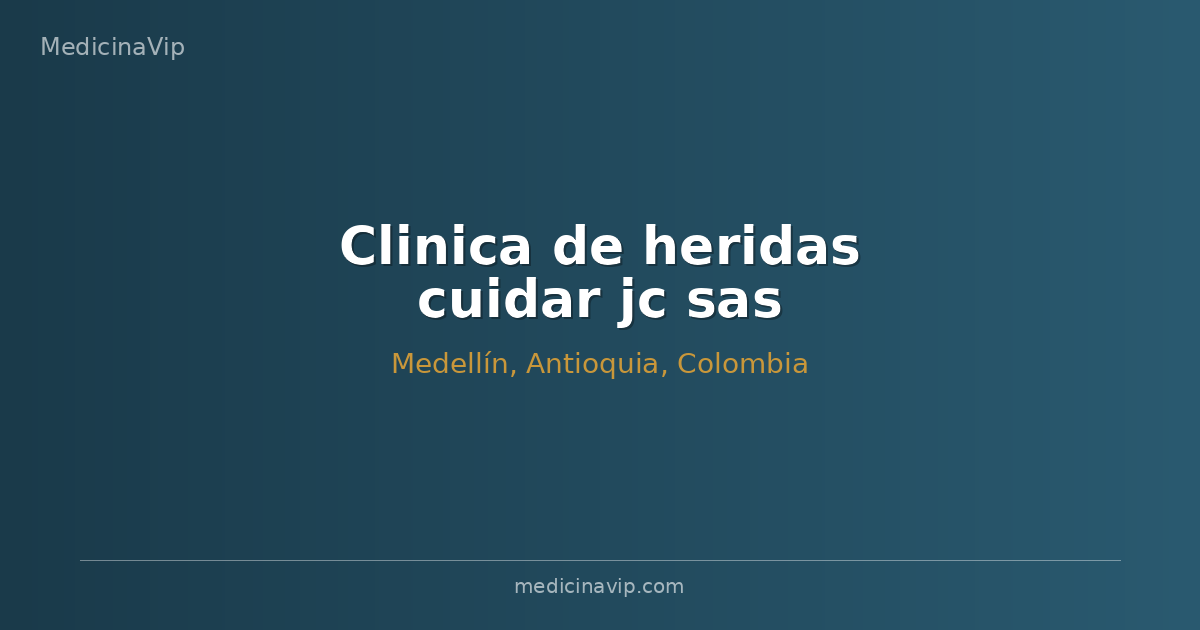 Clinica de heridas cuidar jc sas