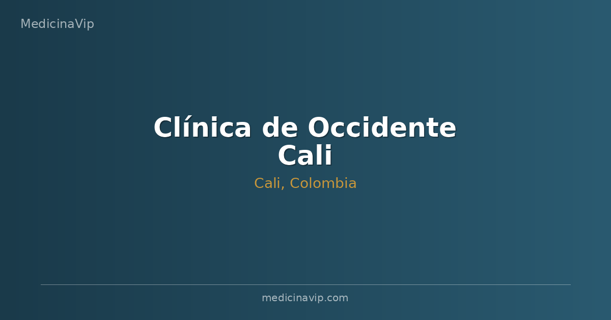 Clínica de Occidente Cali