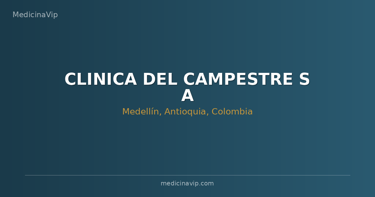 CLINICA DEL CAMPESTRE S A