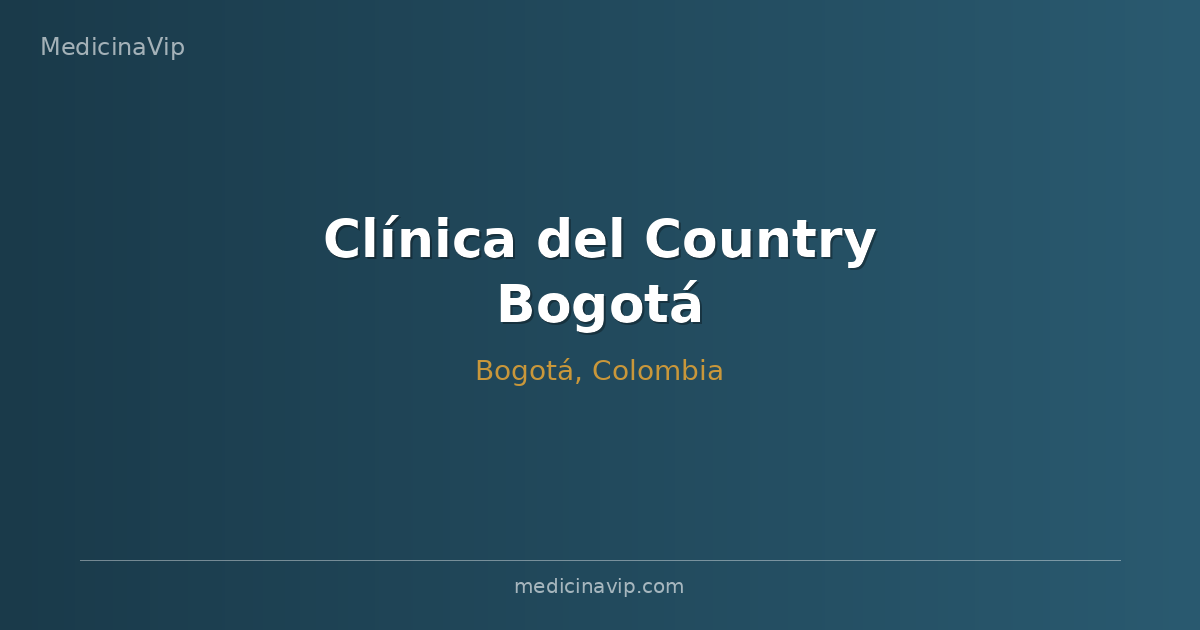 Clínica del Country Bogotá