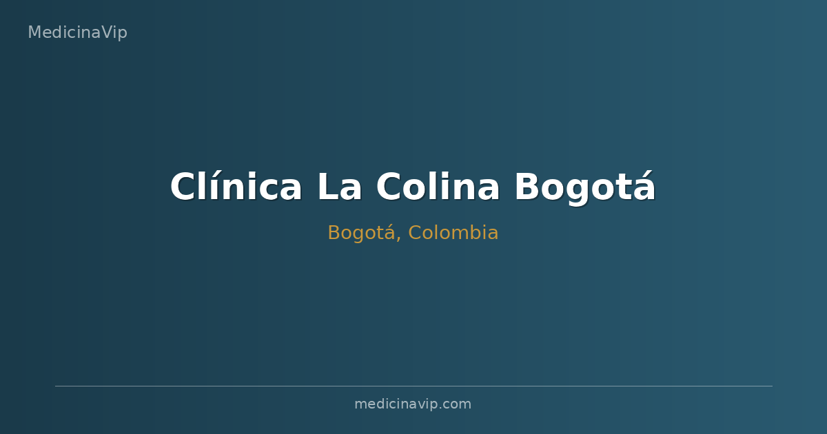 Clínica La Colina Bogotá