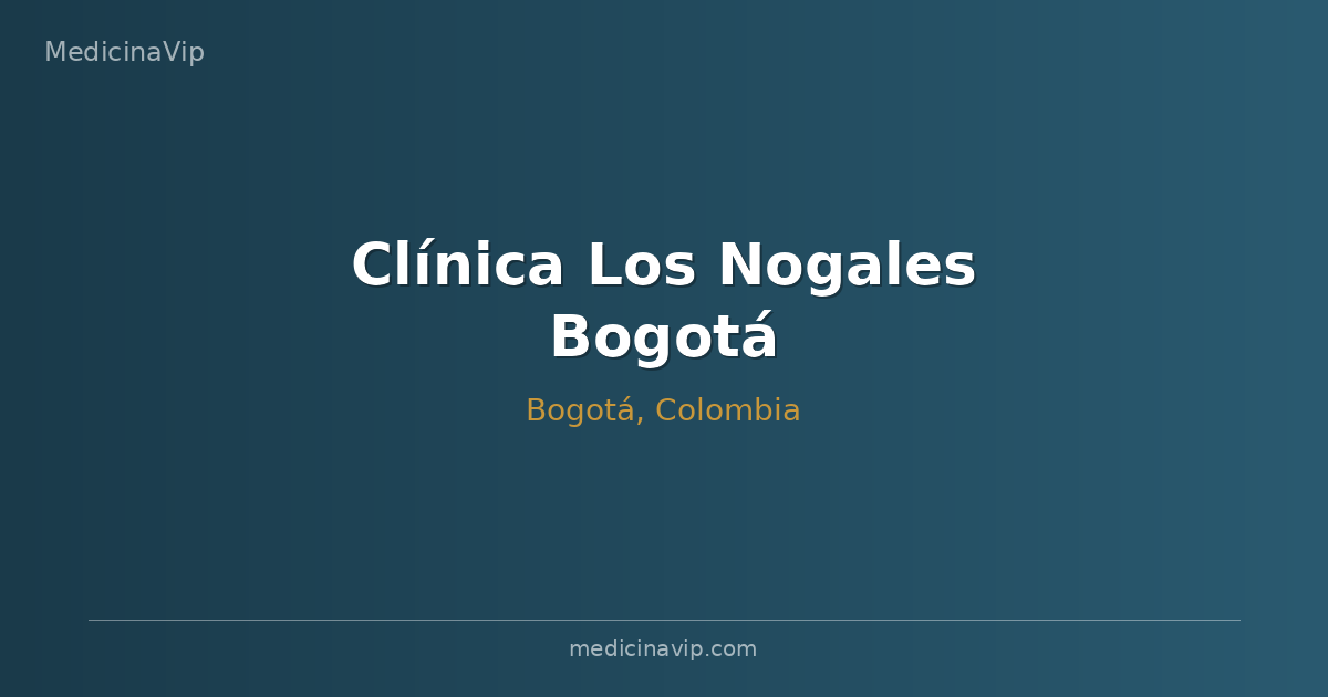 Clínica Los Nogales Bogotá