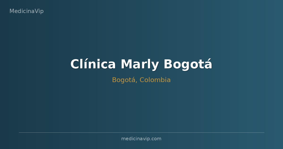 Clínica Marly Bogotá