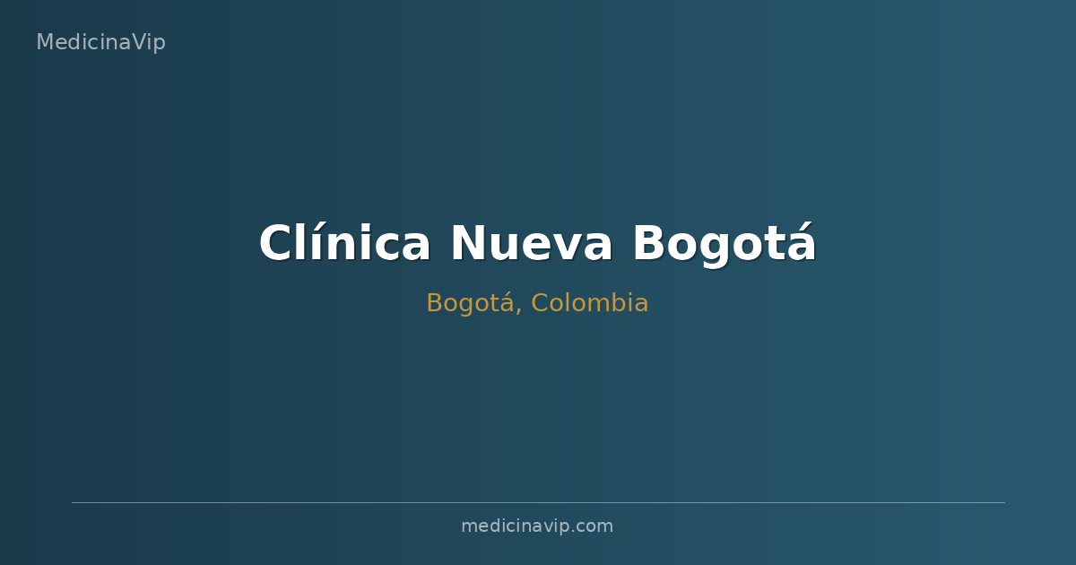 Clínica Nueva Bogotá
