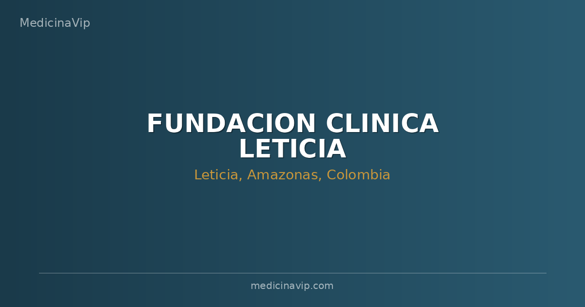 FUNDACION CLINICA LETICIA
