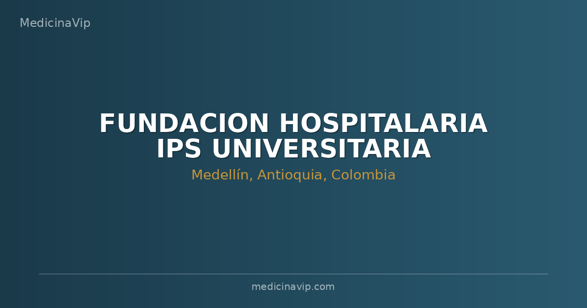 FUNDACION HOSPITALARIA IPS UNIVERSITARIA ADVENTISTA