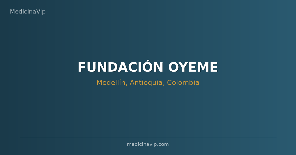 FUNDACIÓN OYEME