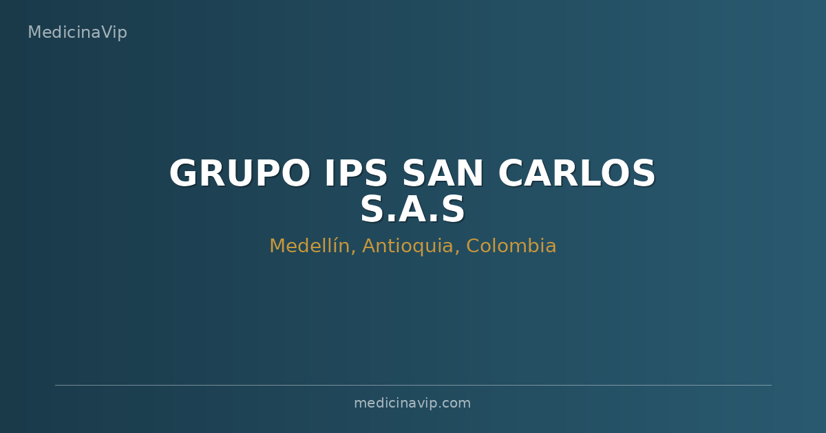 GRUPO IPS SAN CARLOS S.A.S
