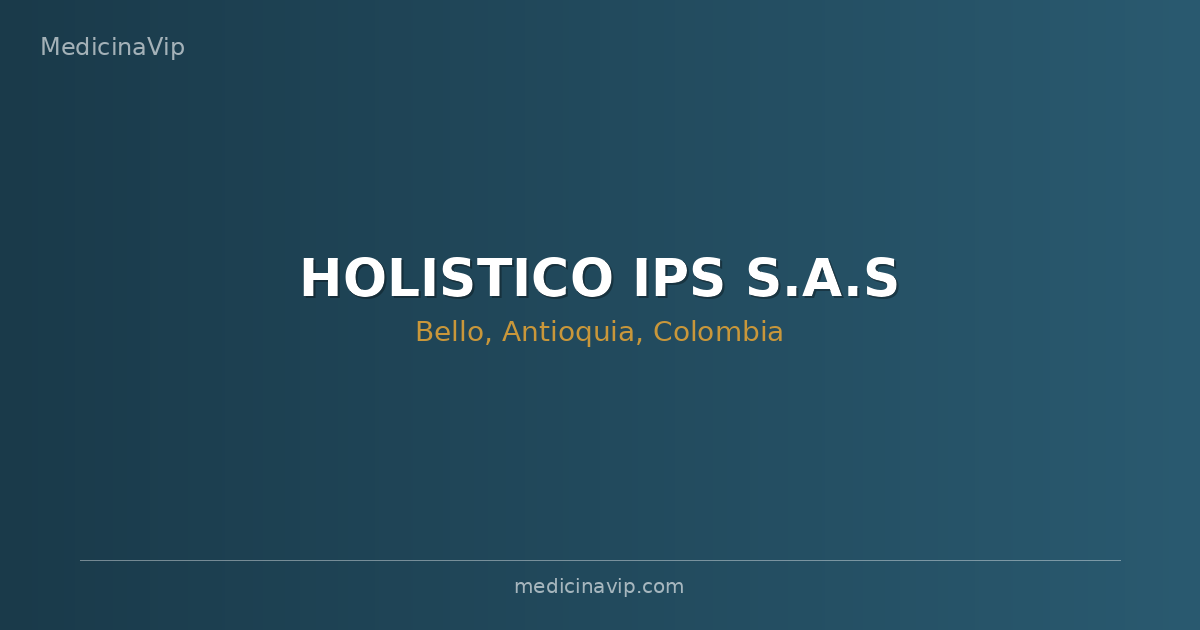 HOLISTICO IPS S.A.S