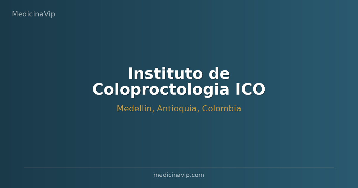 Instituto de Coloproctologia ICO S.A.S