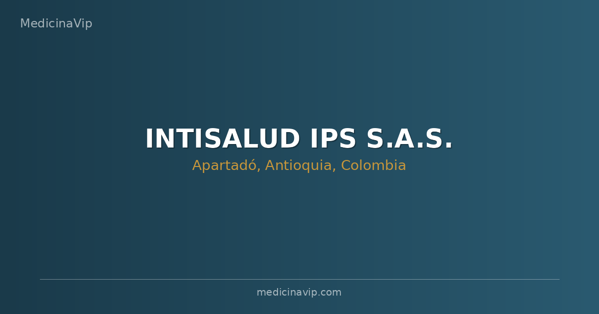 INTISALUD IPS S.A.S.