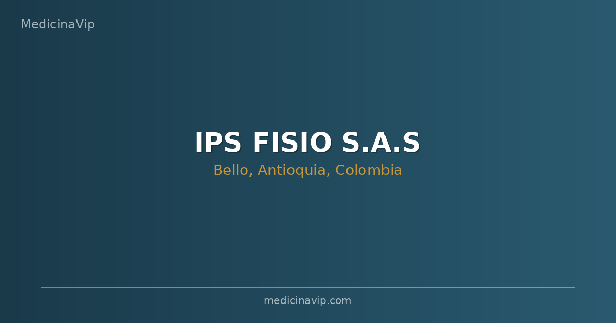 IPS FISIO S.A.S
