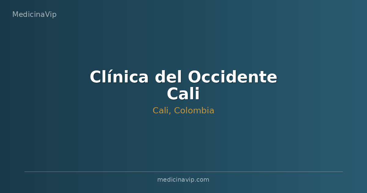 Clínica del Occidente Cali